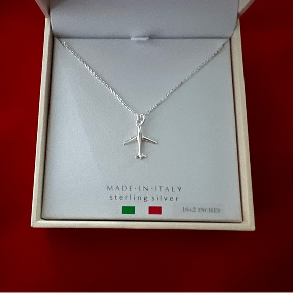 100% Authentic Mia Fiore Necklace with a Plane Charm